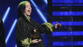 葛萊美,怪奇比莉,Billie Eilish/圖／達志影像／美聯社