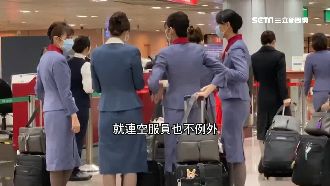 上海班機旅客發燒　全機消毒延遲返台