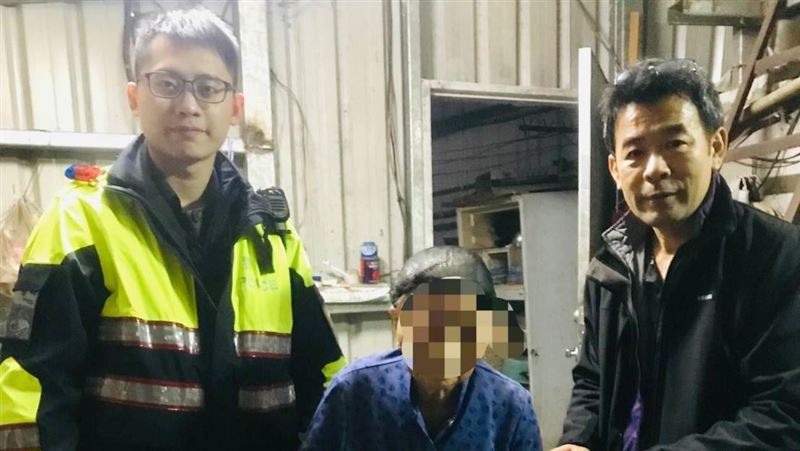 文山警寒冬送暖　獨居長者年節不孤單