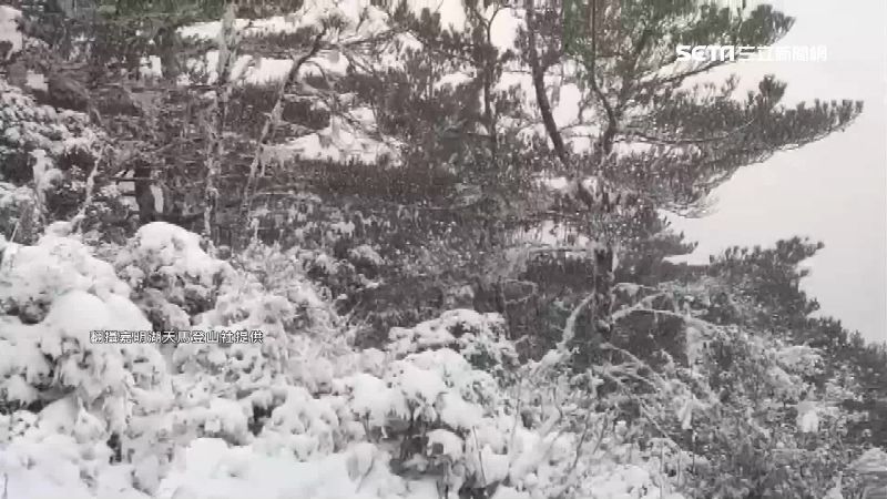 東部山區降瑞雪　遊客驚呼：好幸運