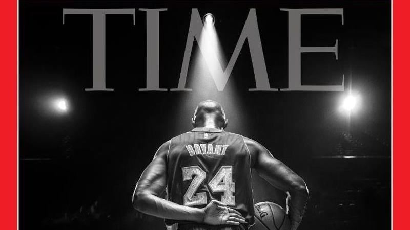 時代雜誌黑白照封面　向柯比致敬