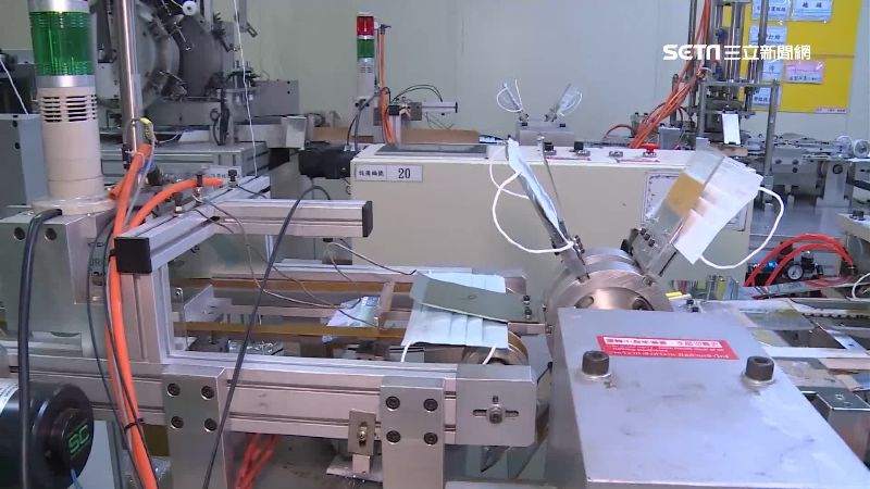 工廠恢復生產線　每日產30萬片口罩