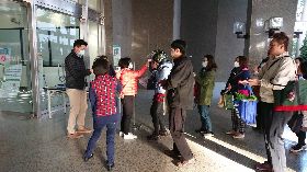 高市府取消團拜  設體溫量測站