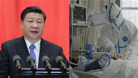 習近平認武漢肺炎嚴峻，要求軍隊聞令而動。（組合圖／資料照,翻攝微博）