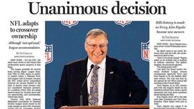 股神巴菲特著手放棄紙媒業務，控股公司波克夏哈薩威以1.4億美元，將旗下所有紐約水牛城新聞報（圖）等出版物賣給媒體公司李氏企業。（圖取自facebook.com/TheBuffaloNews）