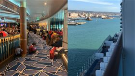 澳門,義大利,郵輪,夫妻,武漢肺炎。(組合圖/翻攝自推特，批踢踢)