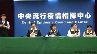 快訊／單日暴增102武漢肺炎疑例