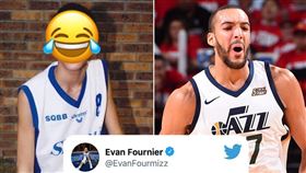 NBA／喜當球星　老鄉貼他兒時矬照
NBA,猶他爵士,Rudy Gobert,年度最佳防守球員,全明星,Evan Fournier
翻攝自推特