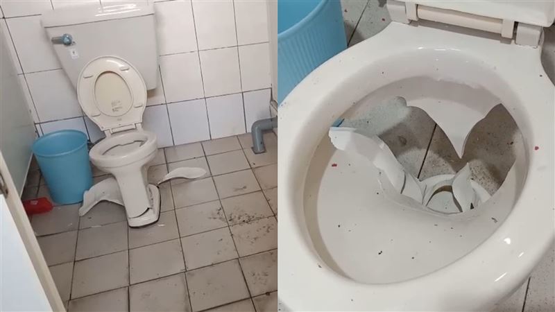 點鞭炮炸爛母校馬桶　2少年：純好奇