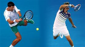 ▲提姆（右）將與喬科維奇爭冠。（圖／取自推特）