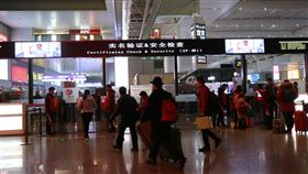 春運（1）現代化的虹橋火車站，是中國春運的樣板。（資料照片）中央社記者陳家倫上海攝　108年1月31日