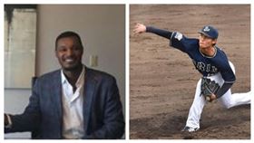 ▲歐力士隊張奕、Adam Jones。（圖／翻攝自推特）