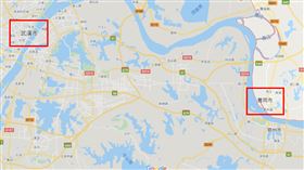黃岡,確診,武漢肺炎,湖北(翻攝自googlemap)
