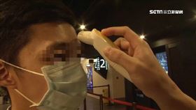 口罩、量體溫。