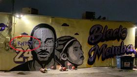 揭幕僅數小時　Kobe追思壁畫遭損
NBA,Kobe Bryant,壁畫,強姦犯
翻攝自推特