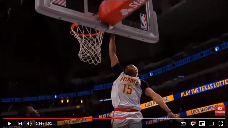 NBA／卡特單臂暴扣　德佬場邊嗨翻