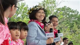 蔡英文、客家桐花季（圖／總統府提供）