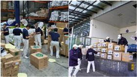  慈濟募集物資捐中國！30萬個口罩、上萬件防護衣已送達（圖／翻攝自慈濟微博）