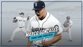 ▲水手開幕戰先發左投岡薩雷茲。（圖／翻攝自水手隊推特）