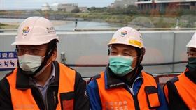 三環六線接力！侯友宜視察淡海輕軌藍海線列車測試（圖／新北市政府）