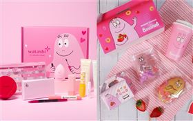 Mister Donut 聯名泡泡先生推「草莓季」商品。（圖／品牌提供）