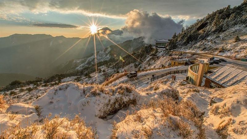 合歡山再降雪　網：快衝今年最後一波
