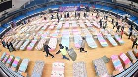 中國臨時隔離醫院。（圖／翻攝自人民日報臉書）