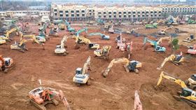 武漢肺炎,疫情,武漢市,武漢,肺炎病患,火神山醫院,火神山
圖／翻攝自新華網