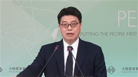 陸委會發言人邱垂正（黎冠志攝影）