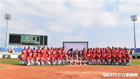 味全龍春訓在斗六球場開訓。（圖／記者王怡翔攝影）