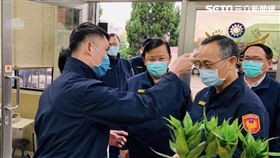 警政署長陳家欽視察中壢分局仁愛派出所（翻攝畫面）