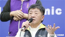 疾管署記者會，衛福部長陳時中。（圖／記者林士傑攝影）