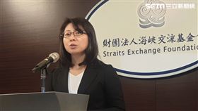 ▲海基會副秘書長兼發言人蔡孟君。（圖／記者黎冠志攝影）