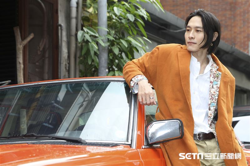 《彼岸之嫁》飾演厲鬼惡少演員田士廣接受訪問。（圖／記者林士傑攝影）
