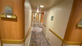 鑽石公主號再添10例武漢肺炎確診停泊橫濱港的鑽石公主號遊輪再添10例確診感染武漢肺炎病例，其中1人是60多歲的台灣女性。圖為船內照片。（乘客麥先生提供）中央社記者楊明珠東京傳真  109年2月6日