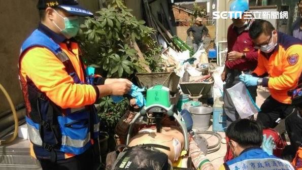 台南海沙屋崩塌　1人頭破身亡