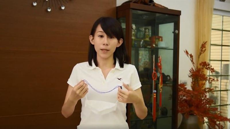 民眾送暖　捐五千口罩綁帶給醫護人員