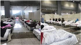 環境超髒亂！方艙醫院遭爆「根本沒醫師」：出事沒人會負責（圖／翻攝自微博）