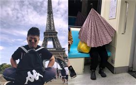 ▲麥基在臉書分享搭捷運遇到的奇景。（圖／翻攝自麥基臉書）