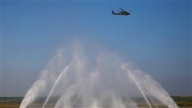 空軍救護隊黑鷹　14日將在嘉義成軍空軍救護隊自民國105年起換裝UH-60M黑鷹直升機（圖），目前已依規定完成訓練，預計14日在嘉義舉行成軍典禮。中央社記者游凱翔攝　109年2月7日