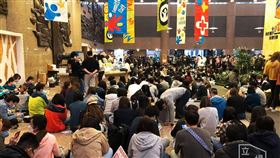 香港醫護罷工，工會會員集結醫管局（圖／翻攝自立場新聞）