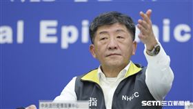 疾管署記者會，衛福部長陳時中。（圖／記者林士傑攝影）