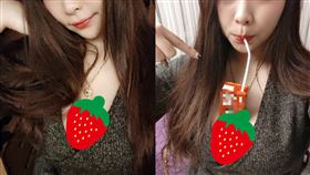 洋裝,雪乳,正妹,閨密,暴露,小可愛　圖／翻攝爆廢公社二館