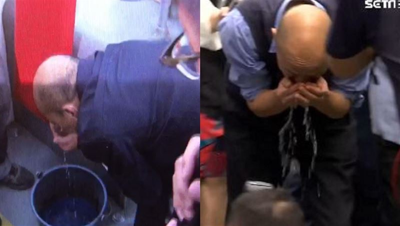 韓捧聞消毒水　他嘆：草包就是草包