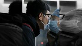 大陸,護士,玻璃,親吻,男友,微博（圖／翻攝微博）