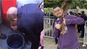 韓國瑜聞漂白水、四叉貓（組合圖／資料照）