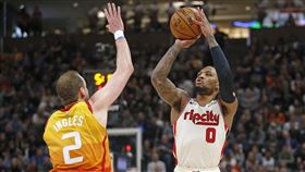 ▲里拉德（Damian Lillard）本季第7場得分破40。（圖／美聯社／達志影像）