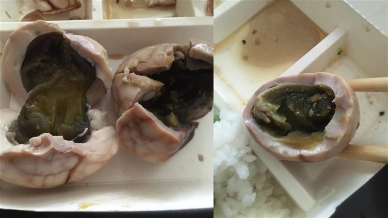 冰箱陳年茶葉蛋　蛋黃發黑他竟吃下肚