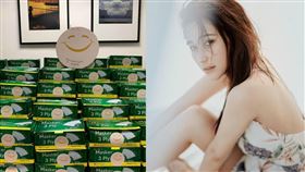 何超蓮旗下慈善組織「Smile With Us HK」訂購大批口罩照。（圖／翻攝自何超蓮IG）