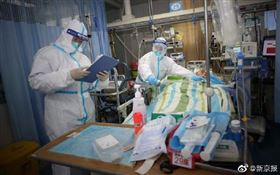 武漢肺炎,隔離,病房,2019新型冠狀病毒（圖／翻攝自微博）